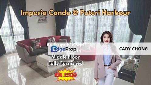 Imperia Condo @ Puteri Harbour Fully Furnished Unit For Rent, Johor, Kota Iskandar