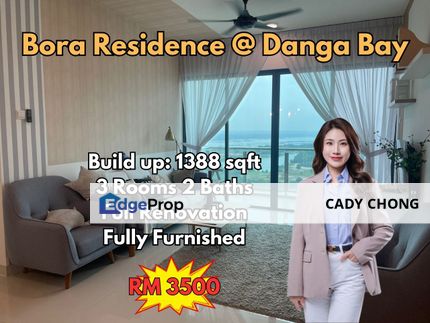 Bora Residence @ Danga Bay Fully Furnished Unit For Rent, Johor, Johor Bahru