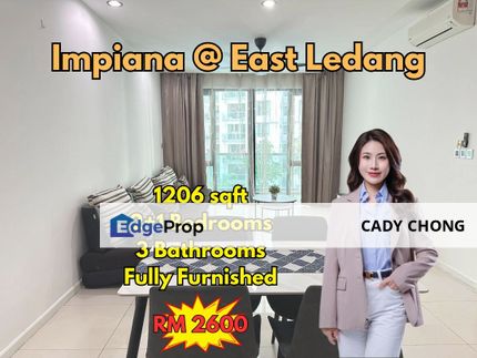 Impiana @ East Ledang 2+1 Bedrooms Fully Furnished Unit For Rent, Johor, 