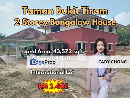 Bukit Tiram Double Storey Bungalow House For Sale, Johor, Ulu Tiram