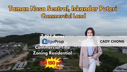 Nusa Sentral Commercial Land For Sale, Johor, 
