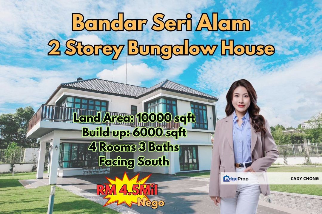 Bandar Seri Alam Double Storey Bungalow House For Sale, Johor, Masai