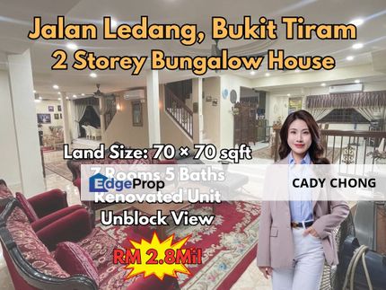 Bukit Tiram Double Storey Bungalow House Renovated Unit For Sale, Johor, Ulu Tiram