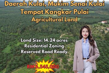 Daerah Kulai Mukim Senai Kulai Tempat Kangkar Pulai Agricultural Land For Sale