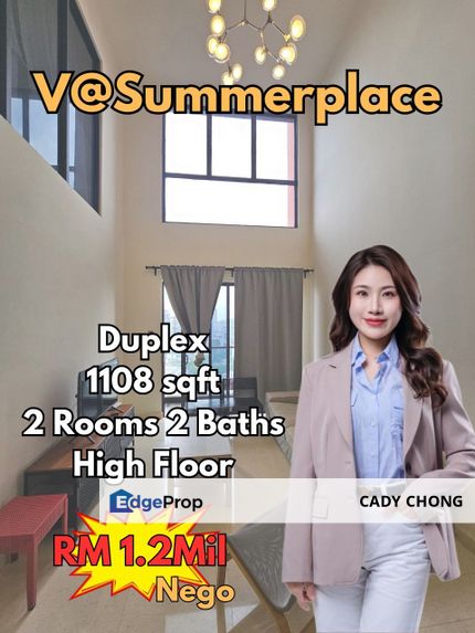 V@Summerplace Duplex Unit For Sale, Johor, Johor Bahru