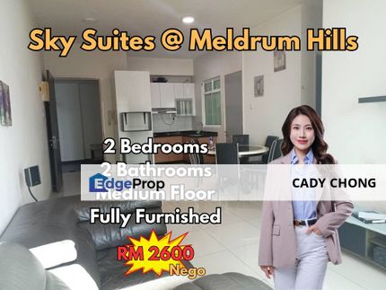 SkySuites @ Meldrum Hills 2 Bedrooms Fully Furnished For Rent, Johor, Johor Bahru