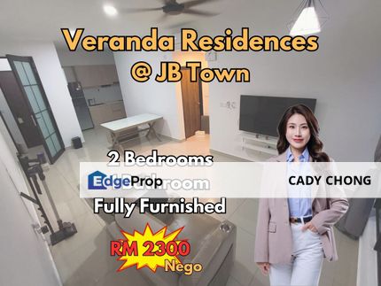 Veranda Residences @ JB Town Fully Furnished Service Residence For Rent, Johor, Johor Bahru