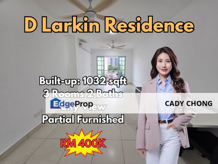 D'Larkin Residence @ Larkin Apartment For Sale, Johor, Johor Bahru
