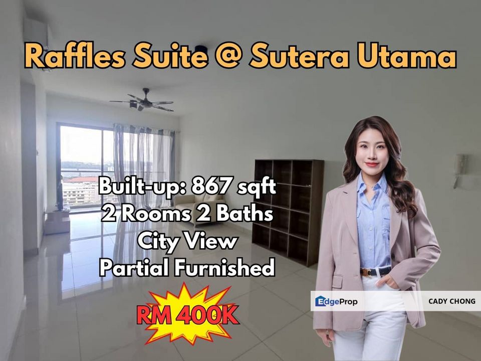 Raffles Suite @ Sutera Utama Condominium For Sale, Johor, Skudai