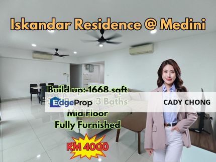 Iskandar Residence @ Medini Fully Furnished Service Apartment For Rent, Johor, Nusajaya