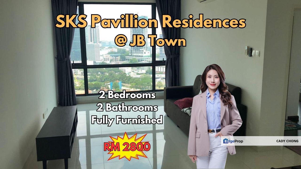 SKS Pavilion @ JB Town Fully Furnished For Rent, Johor, Johor Bahru