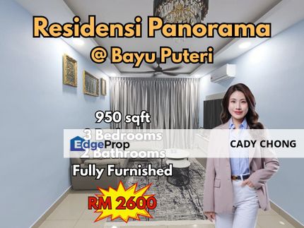 Residensi Panorama @ Bayu Puteri Fully Furnished Unit For Rent, Johor, Johor Bahru