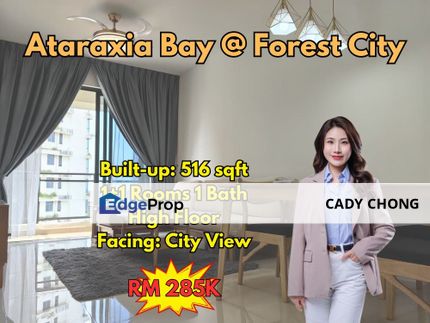 Ataraxia Bay @ Forest City Service Apartment For Sale, Johor, Gelang Patah