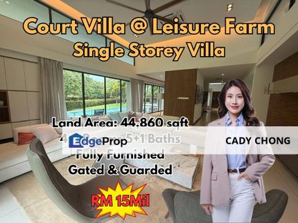 Court Villa @ Leisure Farm Single Storey Villa Fully Furnished Unit For Sale, Johor, Gelang Patah