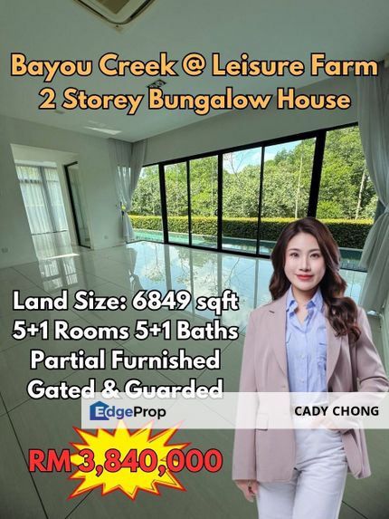 Bayou Creek @ Leisure Farm Double Storey Bungalow House For Sale, Johor, Gelang Patah