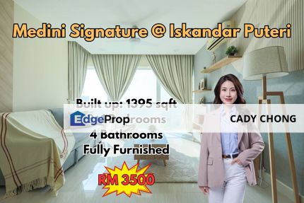 Medini Signature @ Iskandar Puteri Fully Furnished Unit For Rent, Johor, Nusajaya