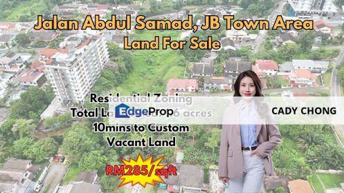 JB Town Area  Jalan Abdul Samad Land For Sale, Johor, Johor Bahru