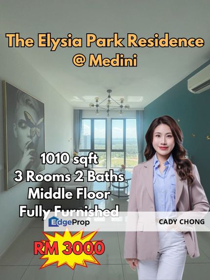 The Elysia Park Residence @ Medini Fully Furnished Unit For Rent, Johor, Nusajaya