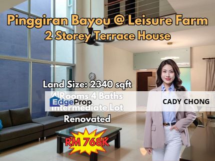 Pinggiran Bayou @ Leisure Farm Double Storey Terrace House Renovated Unit For Sale, Johor, Gelang Patah