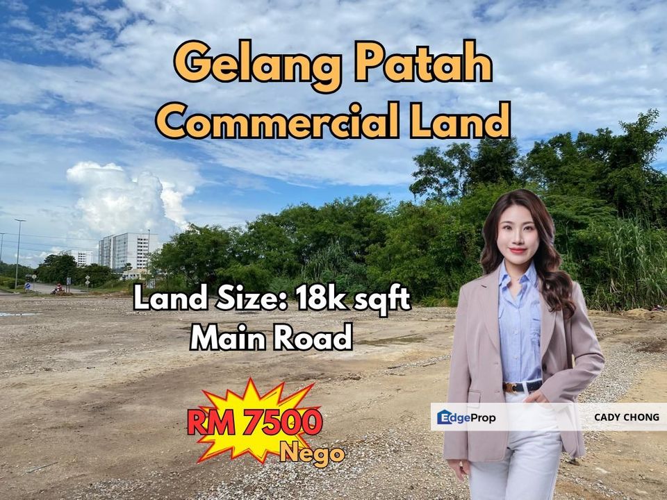 Gelang Patah Commercial Land For Rent, Johor, Gelang Patah