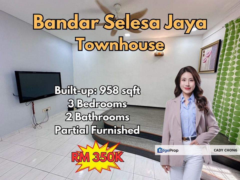 Bandar Selesa Jaya Townhouse For Sale, Johor, Skudai