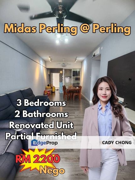 Midas Perling @ Perling Service Residence For Rent, Johor, Johor Bahru