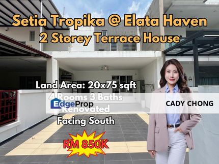 Setia Tropika @ Elata Haven Double Storey Terrace House Renovated Unit For Sale, Johor, Setia Tropika