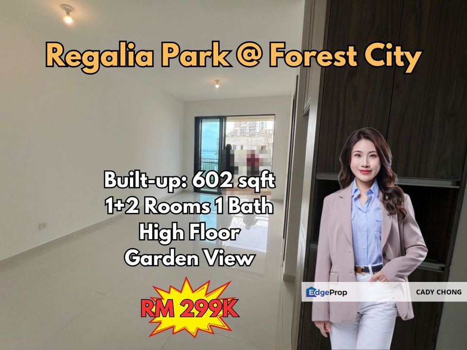 Regalia Park @ Forest City Service Apartment High Floor Unit For Sale, Johor, 