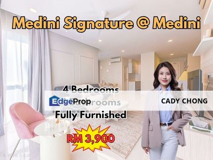 Medini Signature 4 Bedrooms Fully Furnished Unit For Rent, Johor, Nusajaya