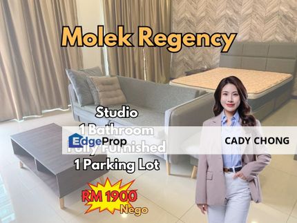 Molek Regency Fully Furnished Studio For Rent, Johor, Johor Bahru