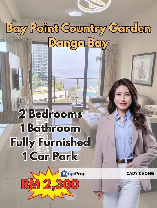 Bay Point Country Garden Danga Bay Fully Furnished Unit For Rent, Johor, Johor Bahru
