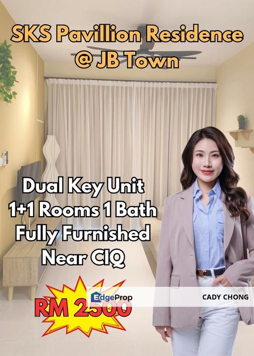 SKS Pavillion Residence Near CIQ Fully Furnished Unit For Rent, Johor, Johor Bahru
