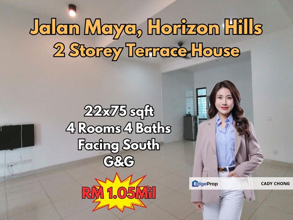 Horizon Hills Double Storey Terrace House For Sale, Johor, 