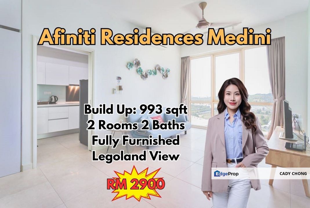 Afiniti Residences Medini Fully Furnished Unit For Rent, Johor, 