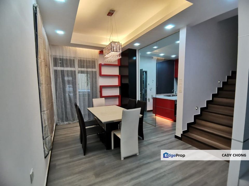 Nusa Idaman Double Storey Terrace House End Lot Fully Furnished Unit For Sale, Johor, Nusajaya