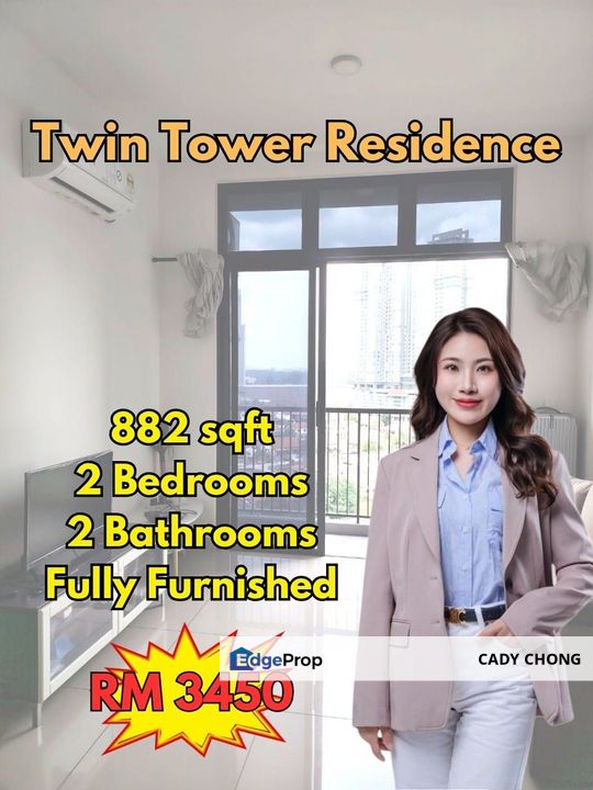 Twin Tower Residence Fully Furnished Unit For Rent, Johor, Johor Bahru