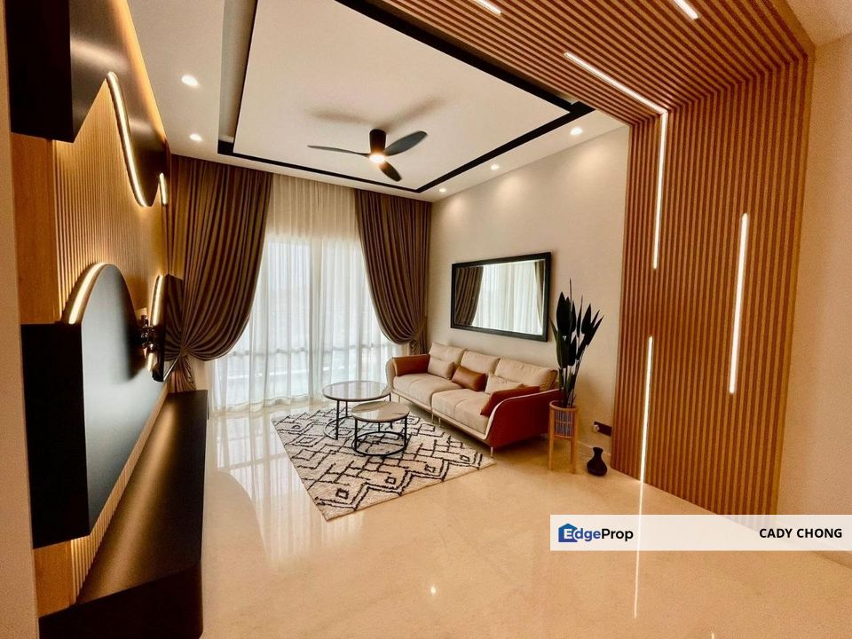 TriTower Residence Fully Furnished Unit Walking Distance to CIQ For Rent, Johor, Johor Bahru