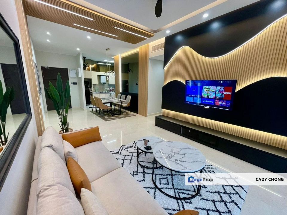 TriTower Residence Fully Furnished Unit Walking Distance to CIQ For Rent, Johor, Johor Bahru