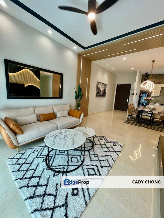 TriTower Residence Fully Furnished Unit Walking Distance to CIQ For Rent, Johor, Johor Bahru