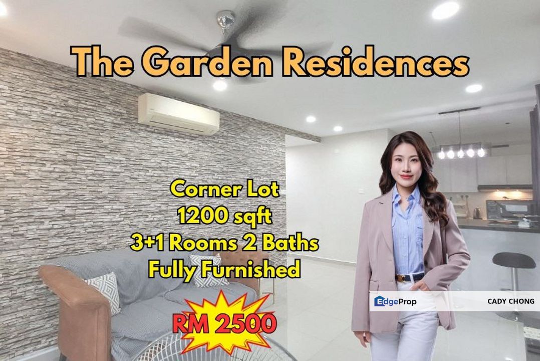 The Garden Residences Fully Furnished Corner Lot For Rent, Johor, Skudai