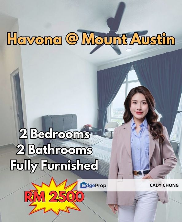 Havona  @ Mount Austin Fully Furnished Unit For Rent, Johor, Johor Bahru