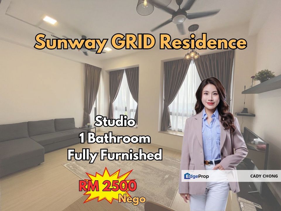 Sunway GRID Residence Fully Furnished Studio For Rent, Johor, 