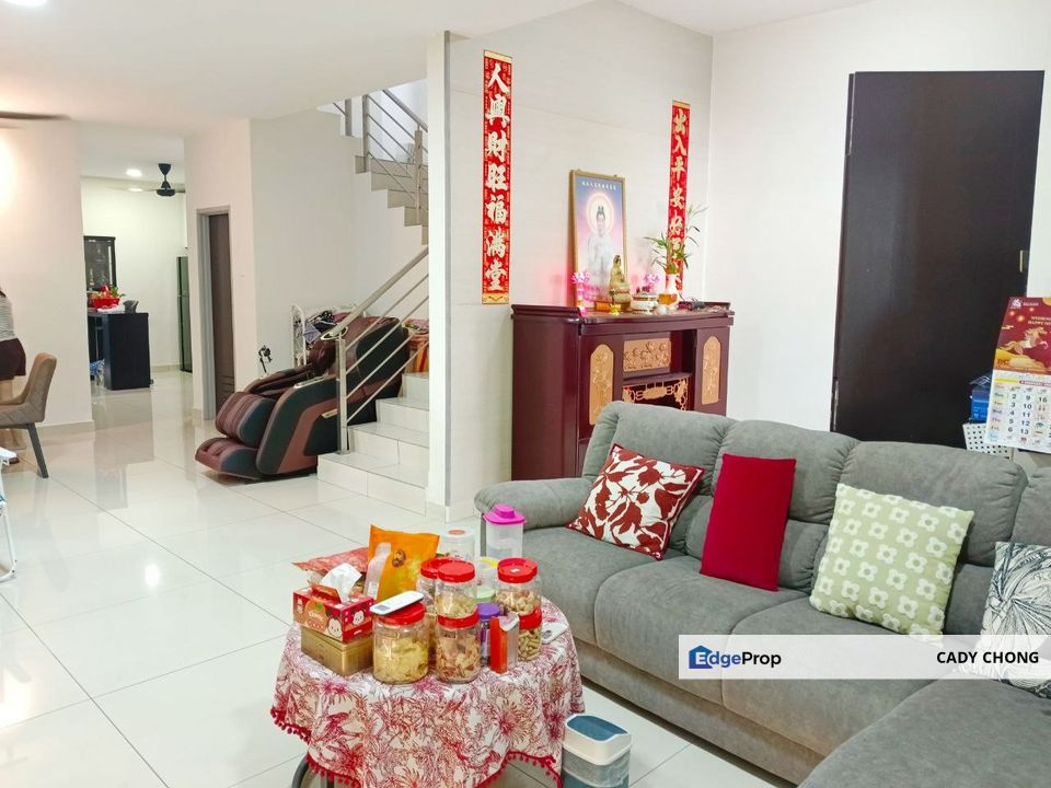 Bestari Hills @ Bestari Indah Double Storey Cluster House Fully Furnished Unit For Sale, Johor, Ulu Tiram