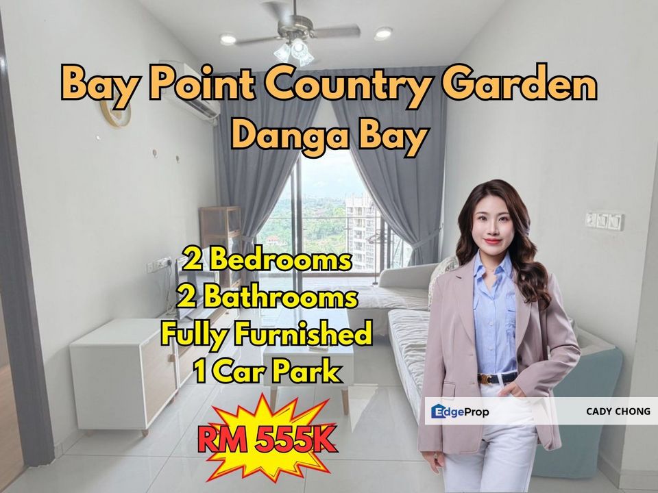 Bay Point Country Garden Danga Bay Fully Furnished Service Residence For Sale, Johor, Johor Bahru