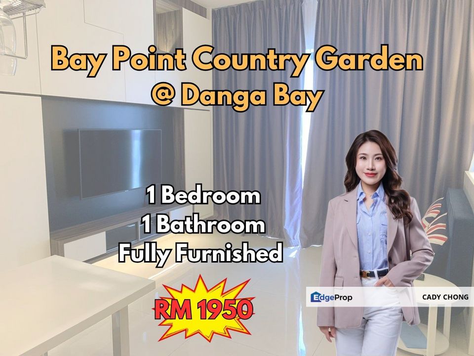 Bay Point Country Garden @ Danga Bay 1 Bedroom Fully Furnished Unit For Rent, Johor, Johor Bahru