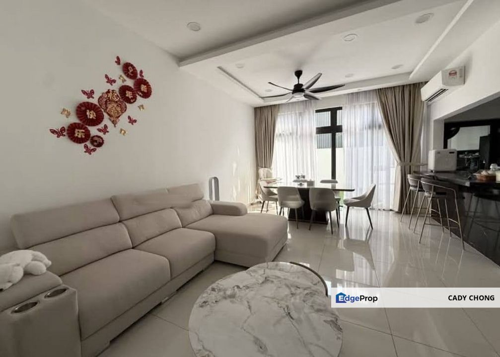 Sunway Emerald Residence Double Storey Cluster House Fully Furnished Unit For Sale, Johor, 
