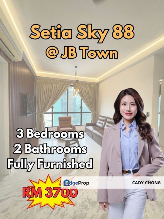 Setia Sky 88 JB Town Fully Furnished Unit For Rent, Johor, Johor Bahru