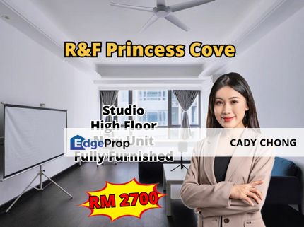 R&F Princess Cove Phase 2 Studio Fully Furnished, Johor, Johor Bahru