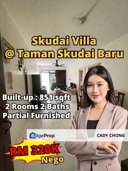 Skudai Villa @ Taman Skudai Baru For Sale, Johor, Skudai