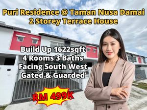 Puri Residence @ Taman Nusa Damai Double Storey Brand New Subsales Unit ...